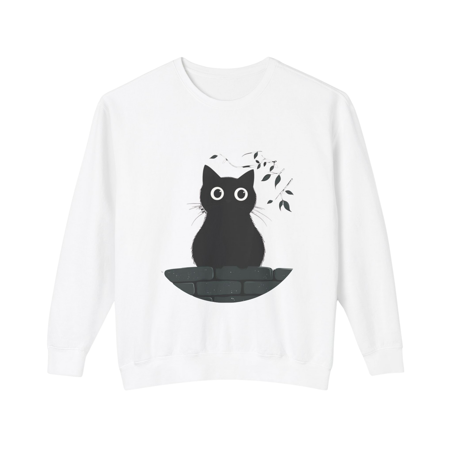 black cat sweatshirt