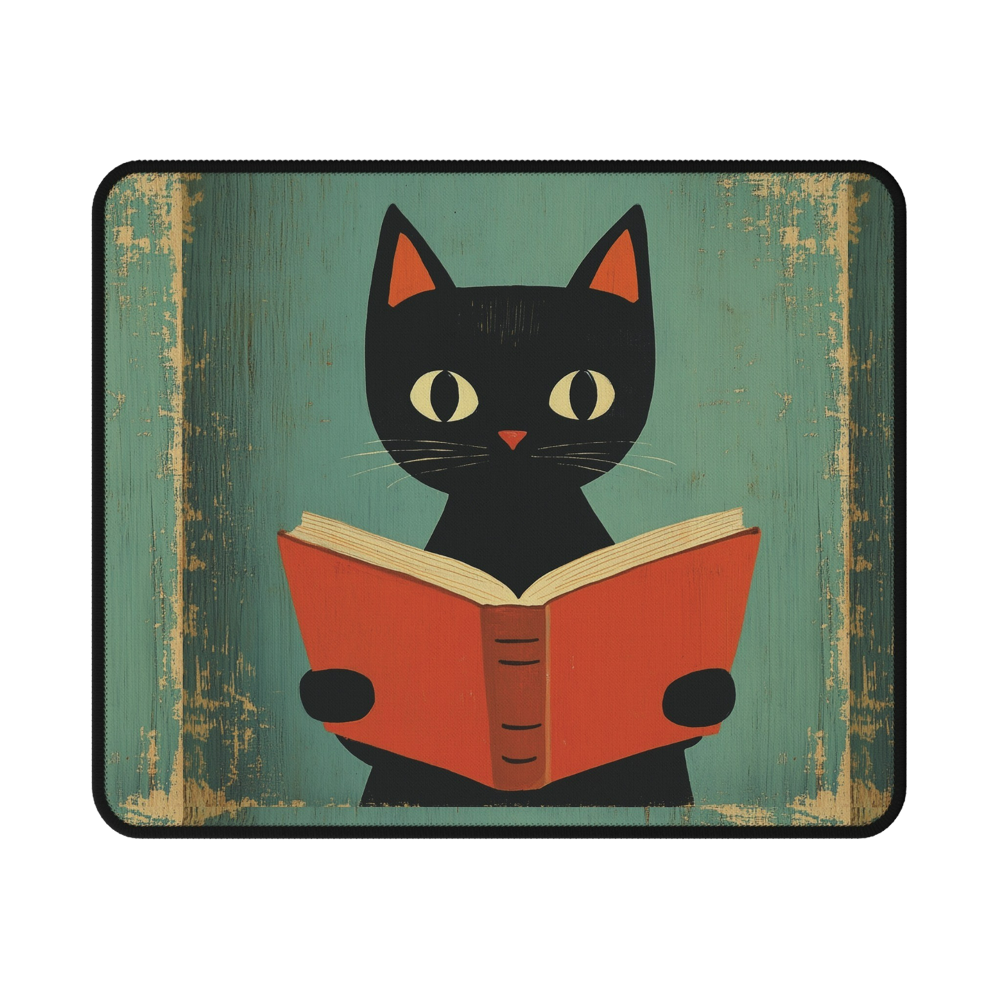 Curiosity Unleashed (Gerd Artnz inspired design) - Cat Gaming Mouse Pad