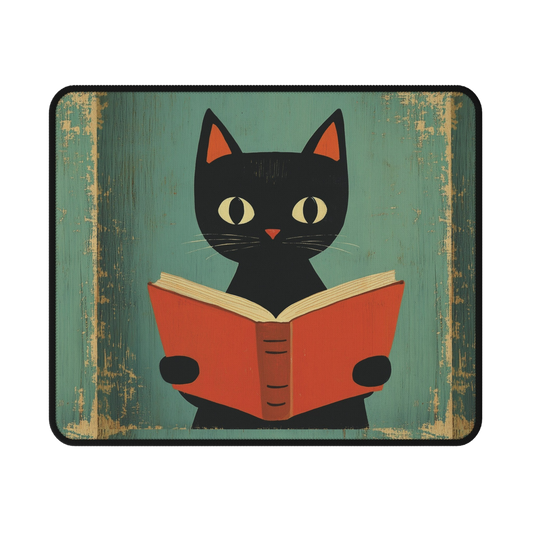 Curiosity Unleashed (Gerd Artnz inspired design) - Cat Gaming Mouse Pad